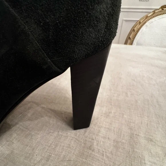 House of Harlow 1960 Suede Green Mid-Calf Boots - Picture 10 of 10